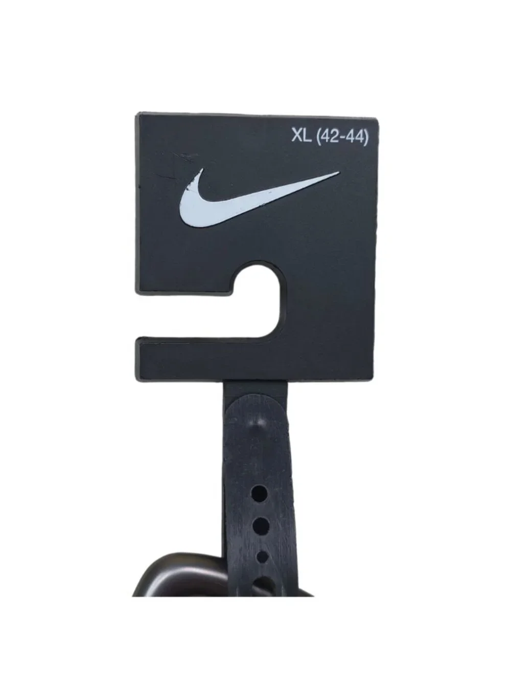 Nike XL 42-44 Woven Braided Belt With Black Metal Buckle Red Gray Black White